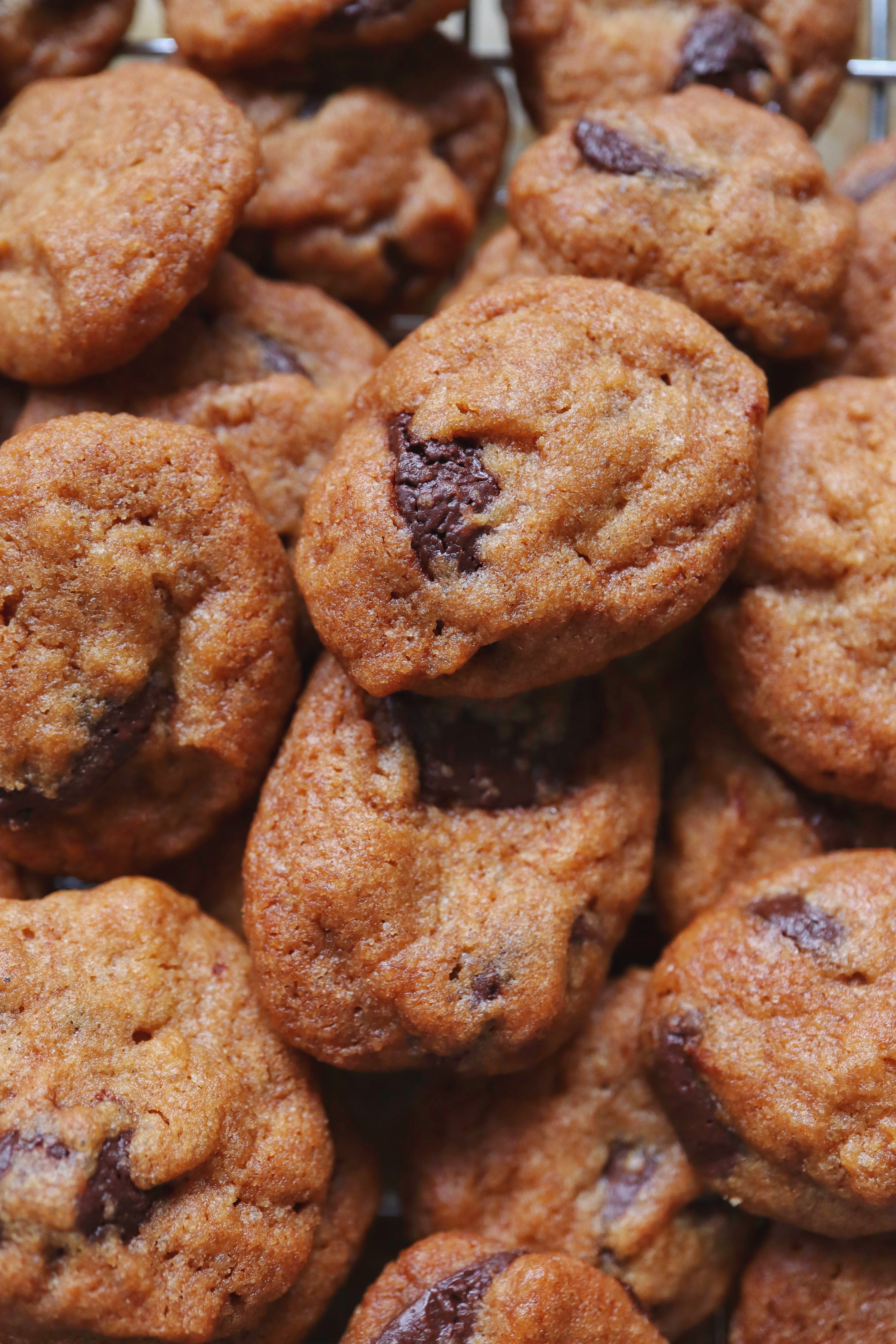 Mini Crunchy Chocolate Chip Cookies – Famous Amos Style ...